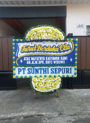 Papan Bunga Duka di Lebakwangi