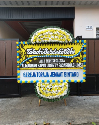 Papan Bunga Duka di Lebakwangi